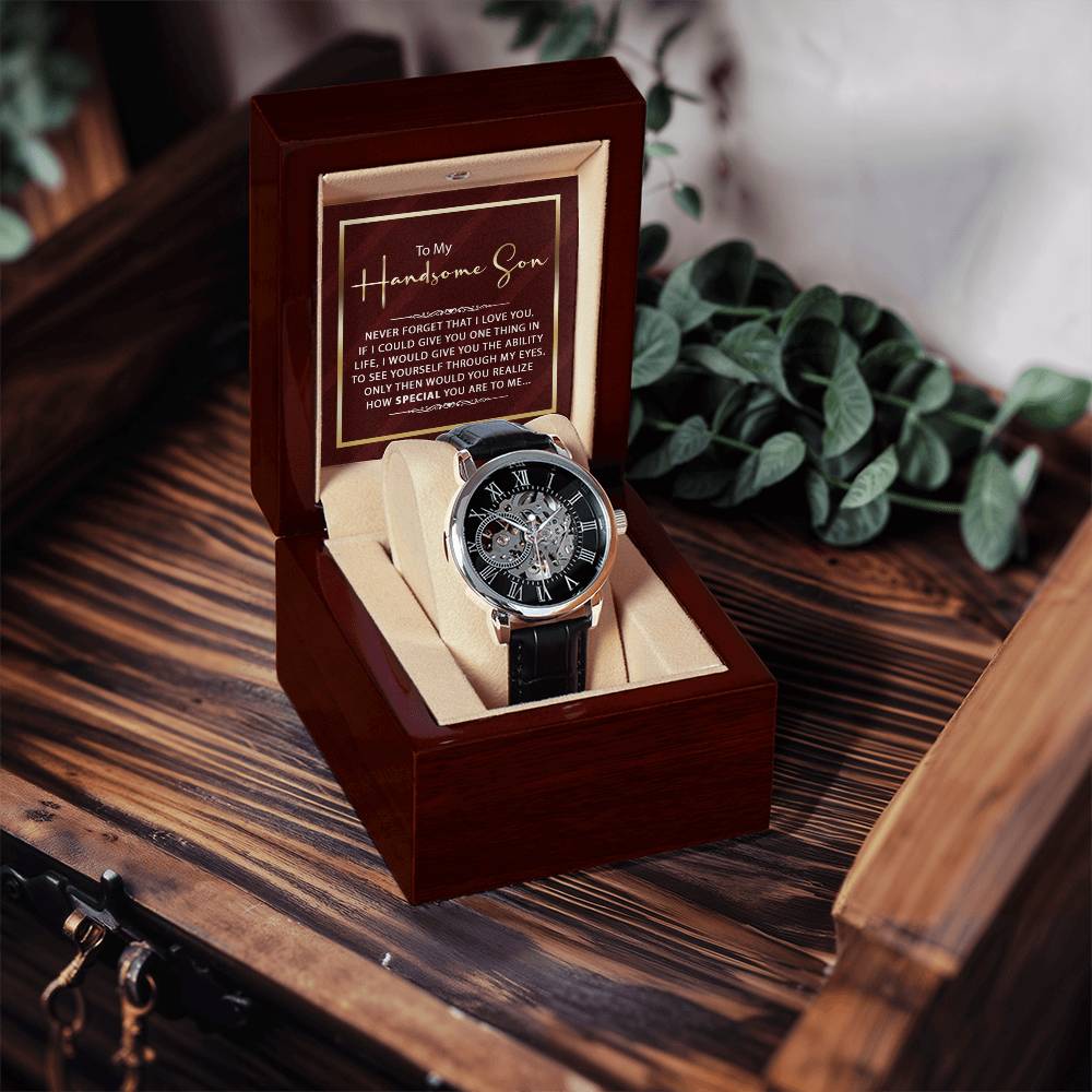 Men's Openwork Watch For Son