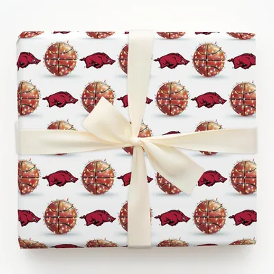 Holiday Hoops Hogs - Gift Wrap for Christmas, Holidays Wrapping Paper, Christmas Wrapping Paper
