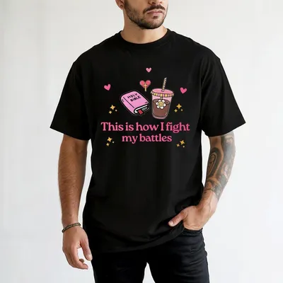 New Collection For Women This Is How I Fight My Battles Jesus T-Shirt Christian T-Shirt Vintage I Love Jesus T-Shirt Jesus