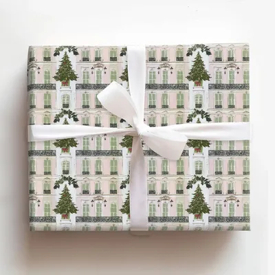 Penthouse Peppermint - Gift Wrap for Christmas, Holidays Wrapping Paper, Christmas Wrapping Paper