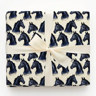 Sable Crown - Gift Wrap for Christmas, Holidays Wrapping Paper, Christmas Wrapping Paper