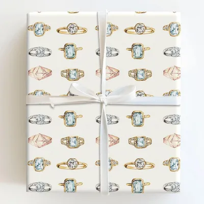 Wedding Heirloom - Gift Wrap for Christmas, Holidays Wrapping Paper, Christmas Wrapping Paper