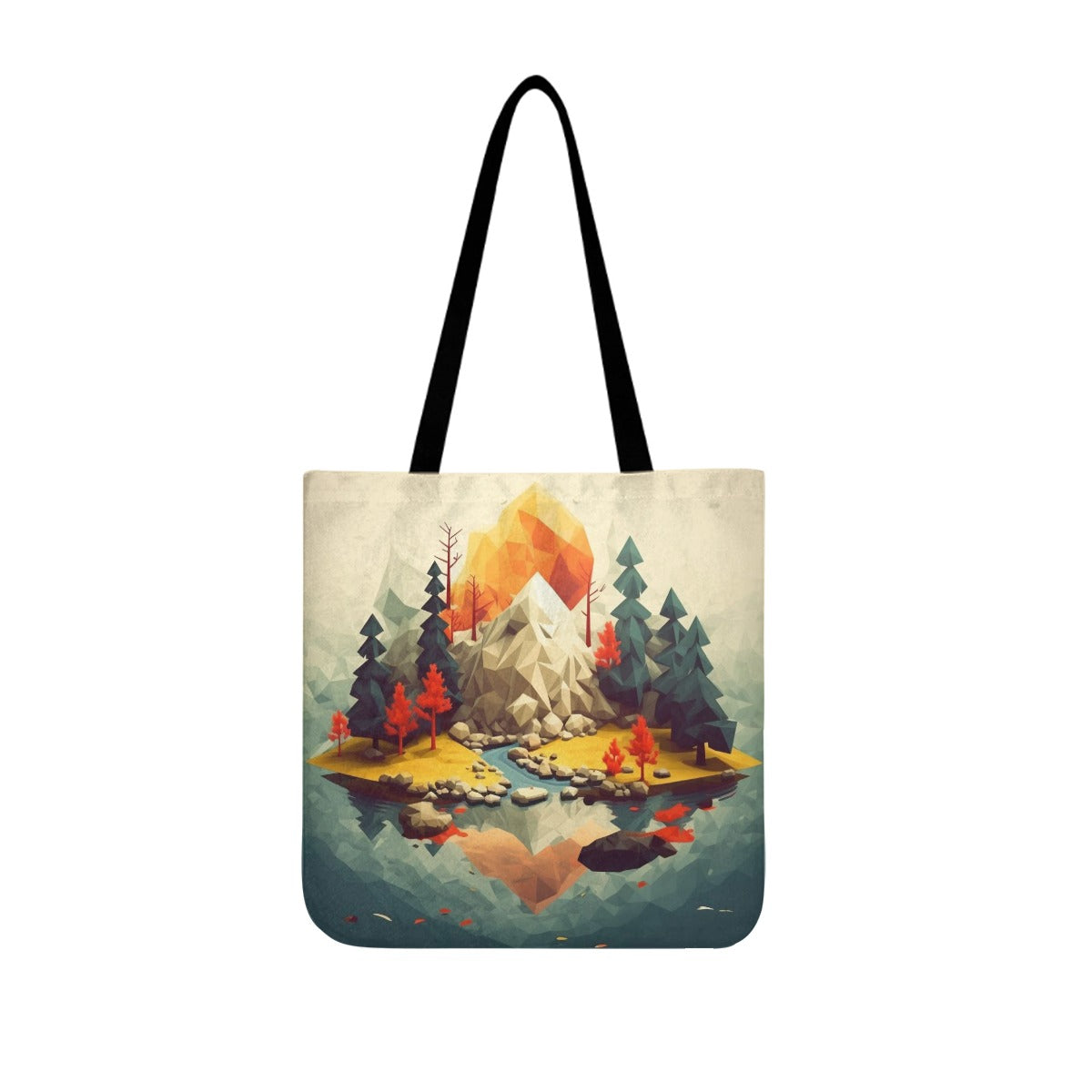 Geometric Serenity Cloth Tote Bags