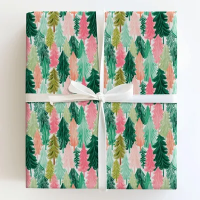 Watercolor Wonderland - Gift Wrap for Christmas, Holidays Wrapping Paper, Christmas Wrapping Paper