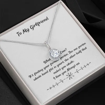 It's Finding Your Forever Person True Love Eternal Hope Necklace Gift For Girlfriend