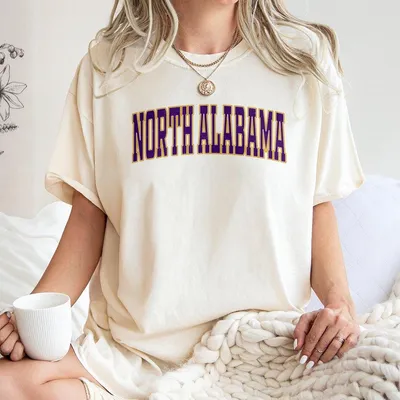 North Alabama T-Shirt Gildan Unisex Classic Distressed Varsity College T-Shirt Soft