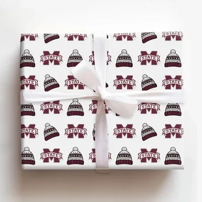 Mississippi Beanie - Gift Wrap for Christmas, Holidays Wrapping Paper, Christmas Wrapping Paper