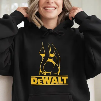 Funny Dewalt Graphic Hoodie, Unisex Style, For Men & Women, Casual Workwear Apparel