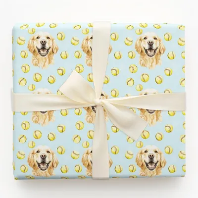 Golden Slugger - Gift Wrap for Christmas, Holidays Wrapping Paper, Christmas Wrapping Paper
