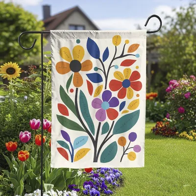 Lgbtq+ Pride Flag, Rainbow Democrat Sign, Social Justice & Feminist Outdoor Decor Vertical Garden Flag