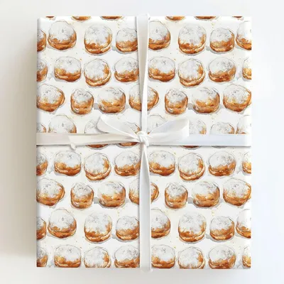 Bourbon Street Bites - Gift Wrap for Christmas, Holidays Wrapping Paper, Christmas Wrapping Paper