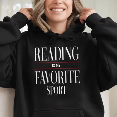 Vintage Book Hoodie, Reading Hoodie, Booklover Gift, Bookish Hoodie, Librarian Hoodie, Bookworm, Reader Gift, Retro Book