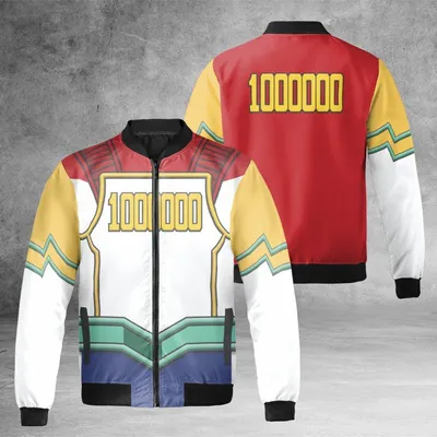 Lemillion Windproof Bomber Jacket, My Hero Academia Cosplay, Mirio Togata Hero Costume, Anime Fan Gift Bomber Jacket