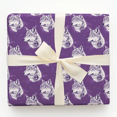 Pride in Purple - Gift Wrap for Christmas, Holidays Wrapping Paper, Christmas Wrapping Paper