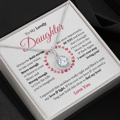 To My Lovely Daughter - Eternal Hope Necklace