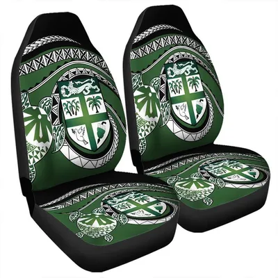 Polynesian Pride Car Accessories Fiji Masi Turtle Car Seat Covers