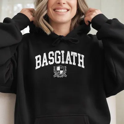 Basgiath War College Hoodie Hoodie Hoodie Fourth Wing Inspired Bookish Pullover Dark Academia Fantasy Fan