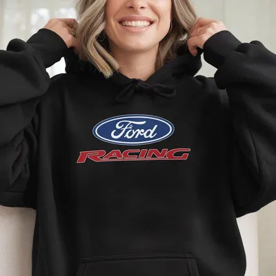 Vintage 90s Ford Racing Hoodie, Retro Ford Motorsport Hoodie Streetwear Style