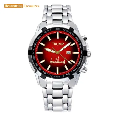 TRUMP Watch 2025 Luxury – Deep Inferno Red Dial – Watch for Men