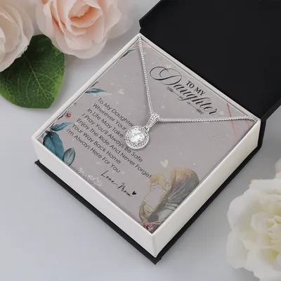 Gift For Daughter From Dad, To My Daughter Necklace, Daughter Gift From Dad, Daughter Necklace, Daughter Birthday Gift, Graduation Gift - Father And Daughter Necklace, Daughter Gift, Mother's Day Gift, Jewelry For Daughter