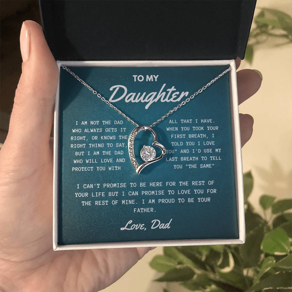 To My Beautiful Daughter Necklace
