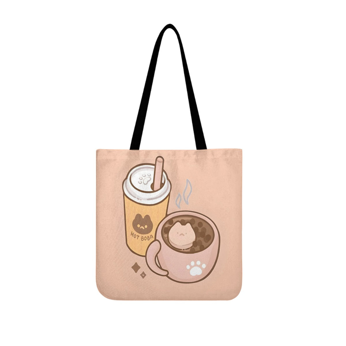 Catpucino Cloth Tote Bags