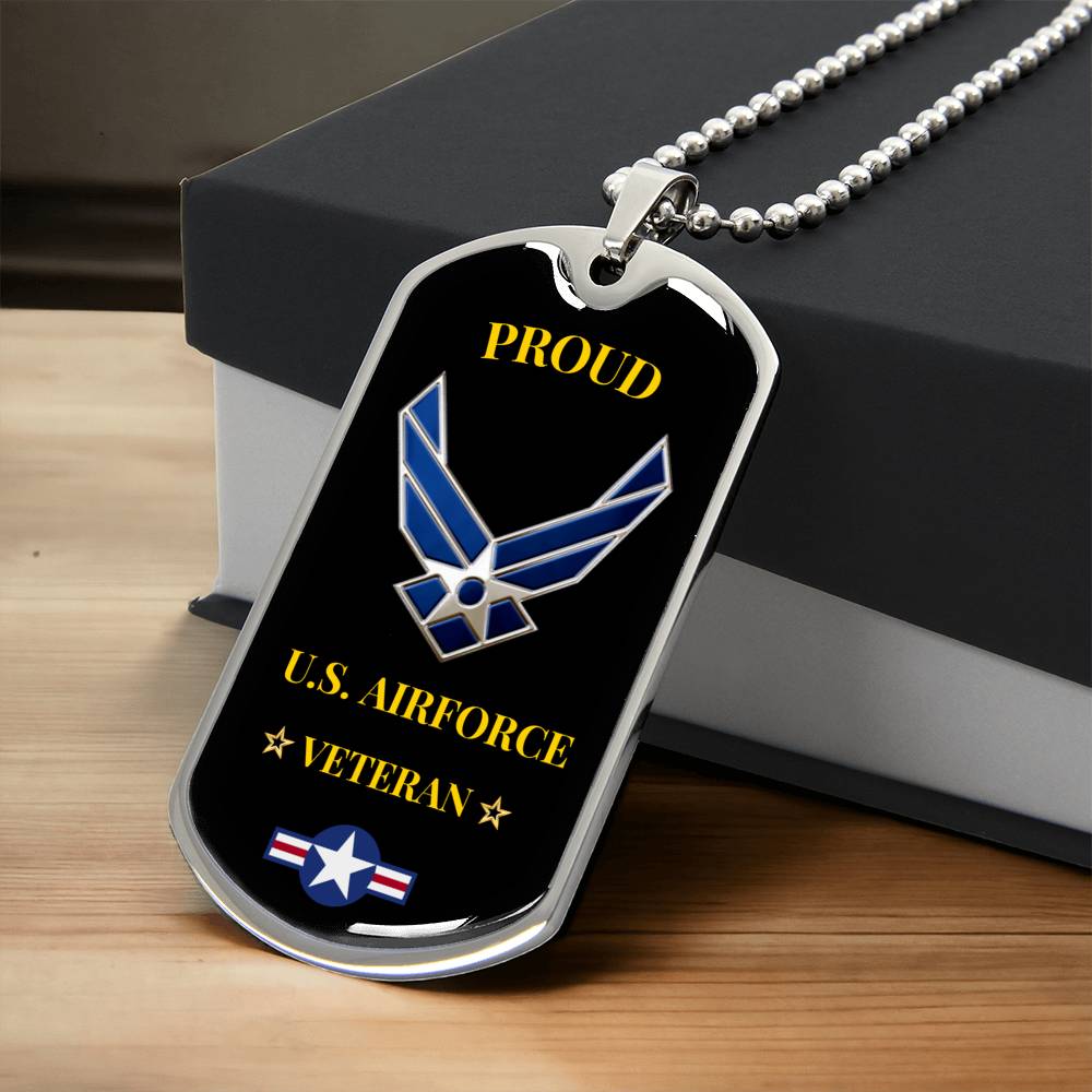 Awesome Airforce Dog Tag - Army Tag Necklace, Dog Tag