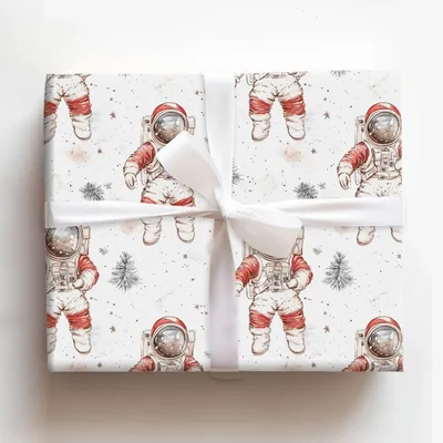 Cosmic Cheer - Gift Wrap for Christmas, Holidays Wrapping Paper, Christmas Wrapping Paper