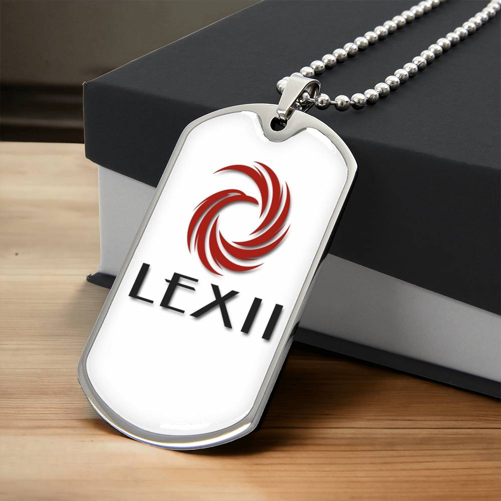 Lexii. Enterprises - Army Tag Necklace, Dog Tag