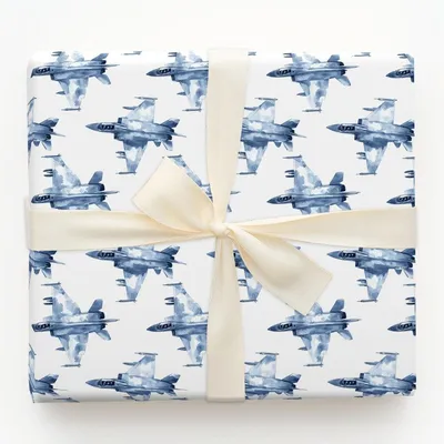 Jet Set for Fun - Gift Wrap for Christmas, Holidays Wrapping Paper, Christmas Wrapping Paper
