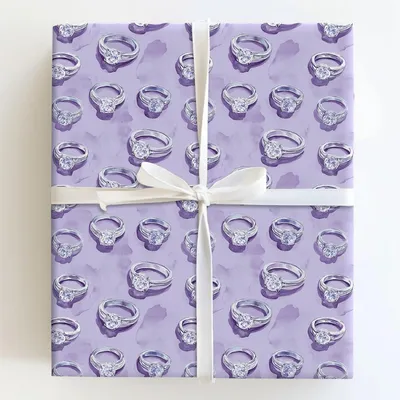 Purple Yes - Gift Wrap for Christmas, Holidays Wrapping Paper, Christmas Wrapping Paper