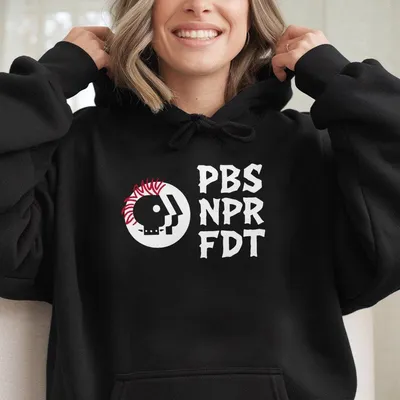 Resistance Hoodie , Pbs Npr Inspired Hoodie, Political Protest Graphic Top Casual