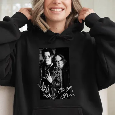 Hot Yungblud And Ozzy Osbourne Signature Cotton Hoodie Streetwear Top Hoodie