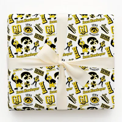 Iowa Collage - Gift Wrap for Christmas, Holidays Wrapping Paper, Christmas Wrapping Paper