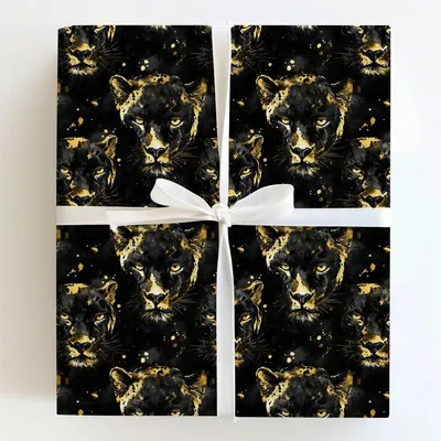 Shadow Stalker - Gift Wrap for Christmas, Holidays Wrapping Paper, Christmas Wrapping Paper