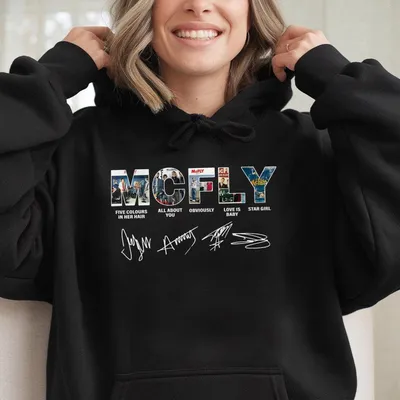 Mcfly Music Concert 2025 Hoodie, Mcfly Graphic Unisex Hoodie, Hoodie And Hoodie, Band Merch, Music Concert Outfit, Summer Vibes, Gift For Fan
