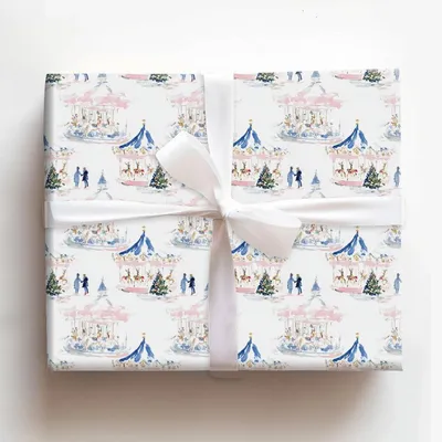 Winter Whirl - Gift Wrap for Christmas, Holidays Wrapping Paper, Christmas Wrapping Paper