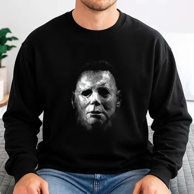 Retro Halloween Characters Sweatshirt Horror Characters Sweatshirt Scary Movie Killer Halloween Sweatshirt Halloween