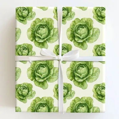 Green Crisp - Gift Wrap for Christmas, Holidays Wrapping Paper, Christmas Wrapping Paper