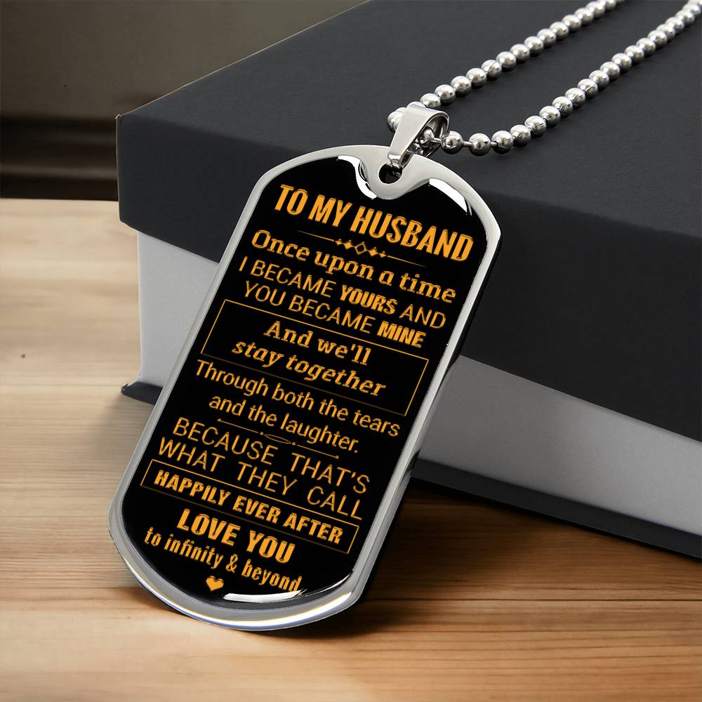 Gift For Husband - Stay Together - Dog Tag - Army Tag Necklace, Dog Tag