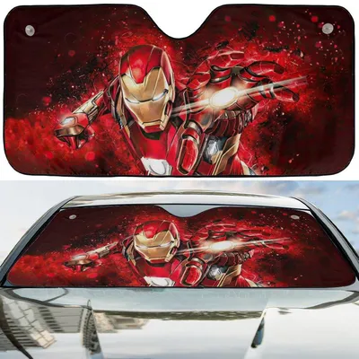 Never Too Old For Iron Man Superhero Gift For Fan Car Windshield Sun Shade Car Sunshade