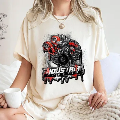 Industrial Injection Cummins Engine Drip T-Shirt For Fan Diesel Lover T-Shirt Top Menswear Gift For Dad Made In Usa