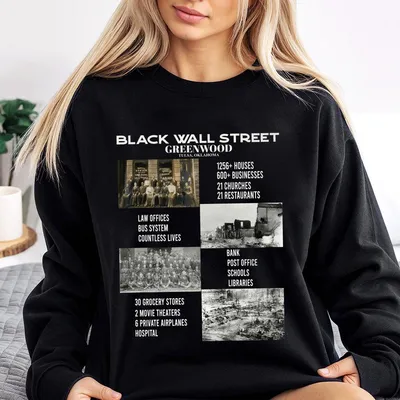 Black Wall Street Sweatshirt Black History Month Sweatshirt Black People African American