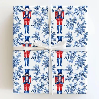 Crackin the Blue Code - Gift Wrap for Christmas, Holidays Wrapping Paper, Christmas Wrapping Paper