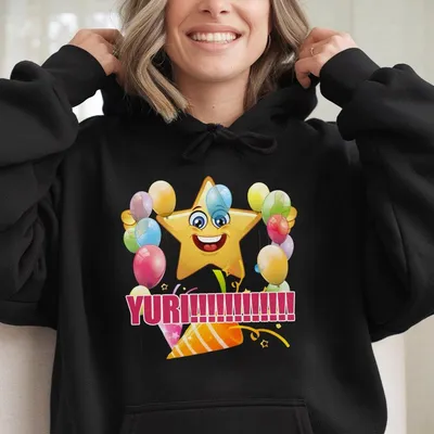 Yuri Hoodie, Meme Star This Peaceful And Adorable Hoodie Brings Ultimate Party Energy And Humor