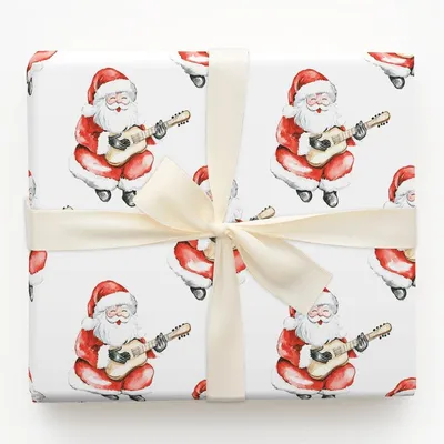 Twangin' Through the Snow - Gift Wrap for Christmas, Holidays Wrapping Paper, Christmas Wrapping Paper