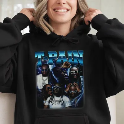 T Pain Vintage Hoodie, Gift For Women And Man, Unisex Hoodie Fit Top