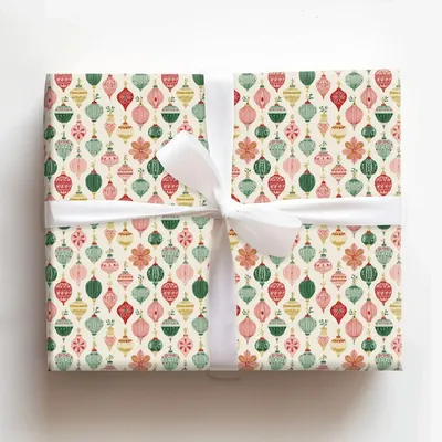 Decked in Decades - Gift Wrap for Christmas, Holidays Wrapping Paper, Christmas Wrapping Paper