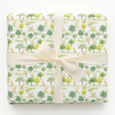 Park Day with the Shiba Inus - Gift Wrap for Christmas, Holidays Wrapping Paper, Christmas Wrapping Paper