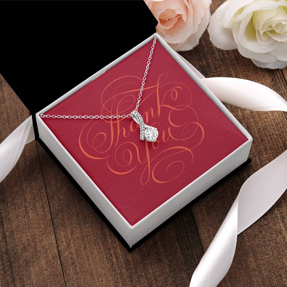 Thank You Gift Idea Appreciation Gift Employee Coworker Babysitter Neighbour Alluring Beauty Necklace